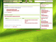 Tablet Screenshot of pedagogika.net